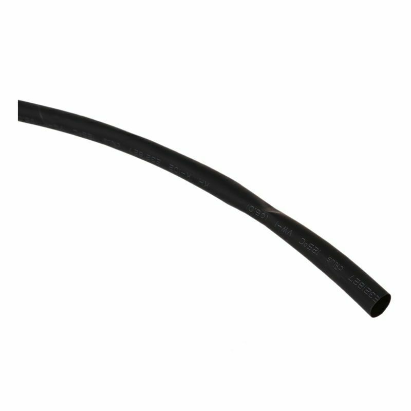 6 Meters 6mm Dia Wire Wrap Heat Shrink Tubing Shrinkable Tube Black K6I6I6