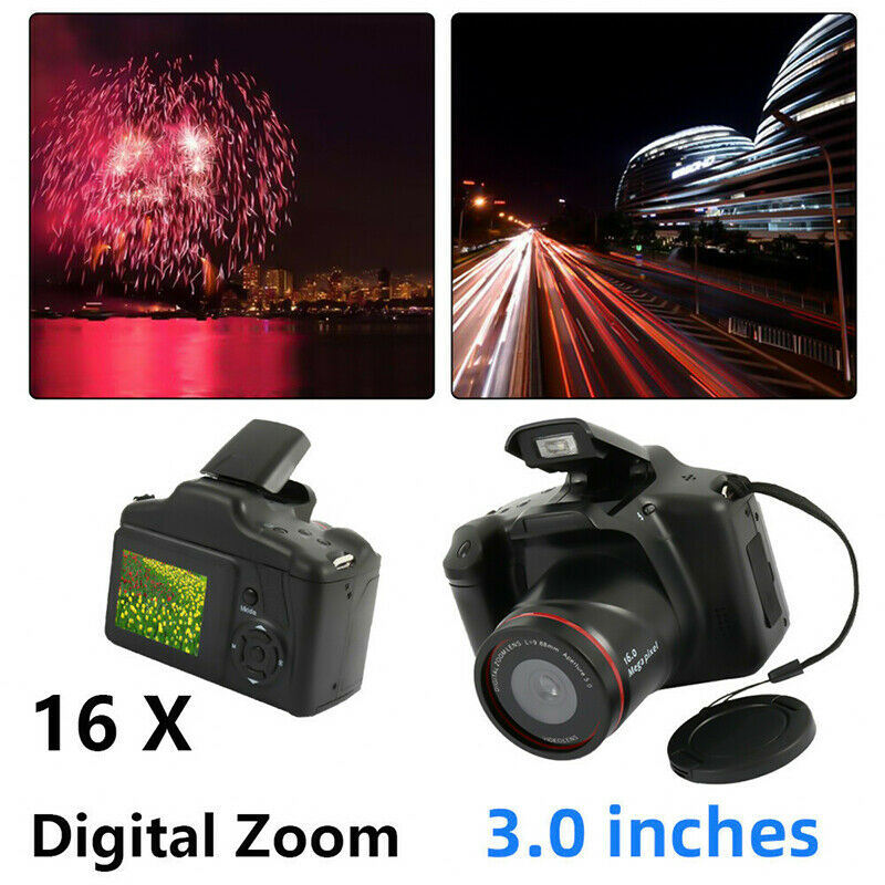 1080P Digital Camera Vlogging Video SLR Camera 3.0 Inch 16x Zoom Ultra HD