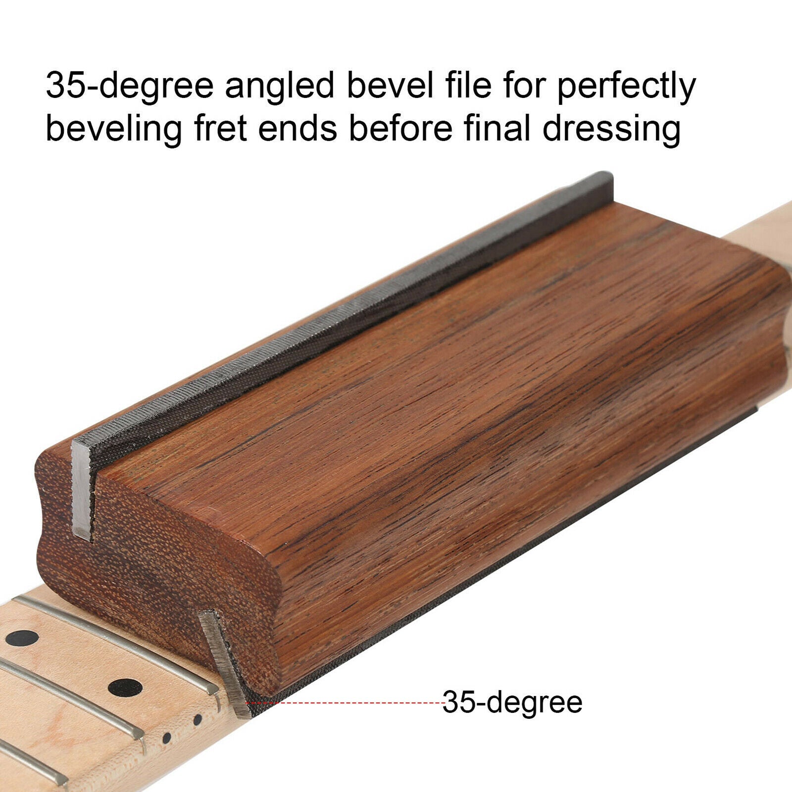Fret Beveling File - Fret End Bevel Luthier Tool Fret Leveler