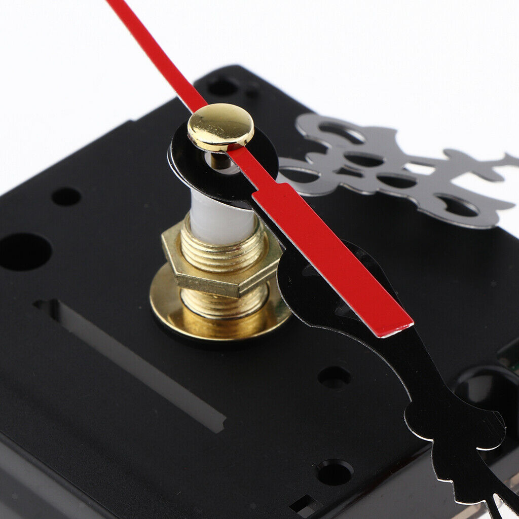 Plastic Quartz Wall Clock Movement Mechanism Motor Long Hand For 12  Dials