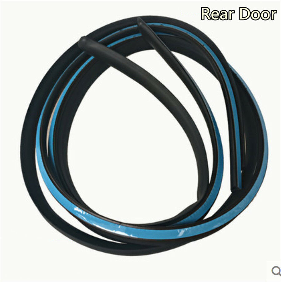 4Pc Car Seamless Integrated Front Rear Door Sealing Strips Trim Sealed Mouldings