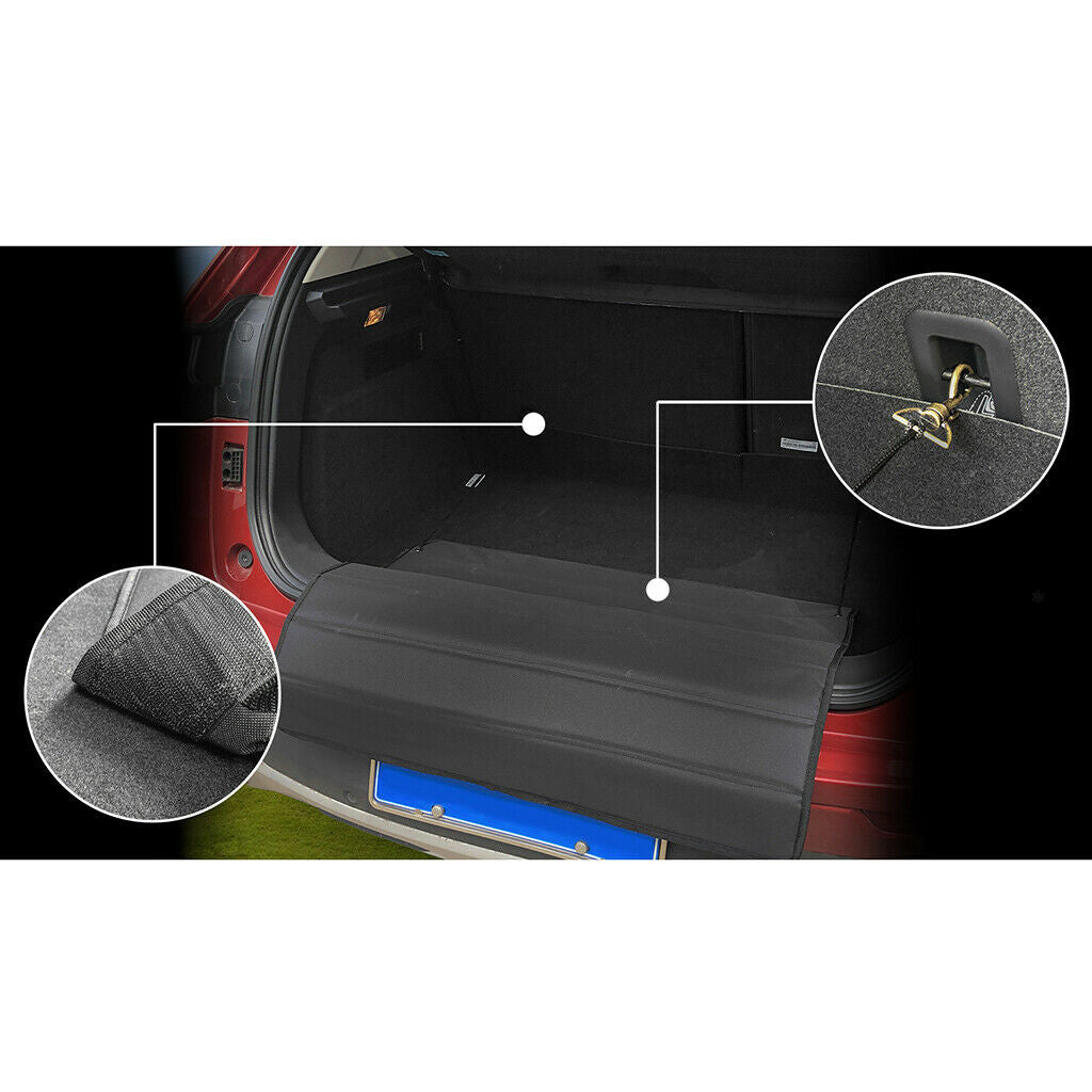 Foldable Car Bumper Guard WearableTrunk Bumper Protector Mat 31.49x25.19inch