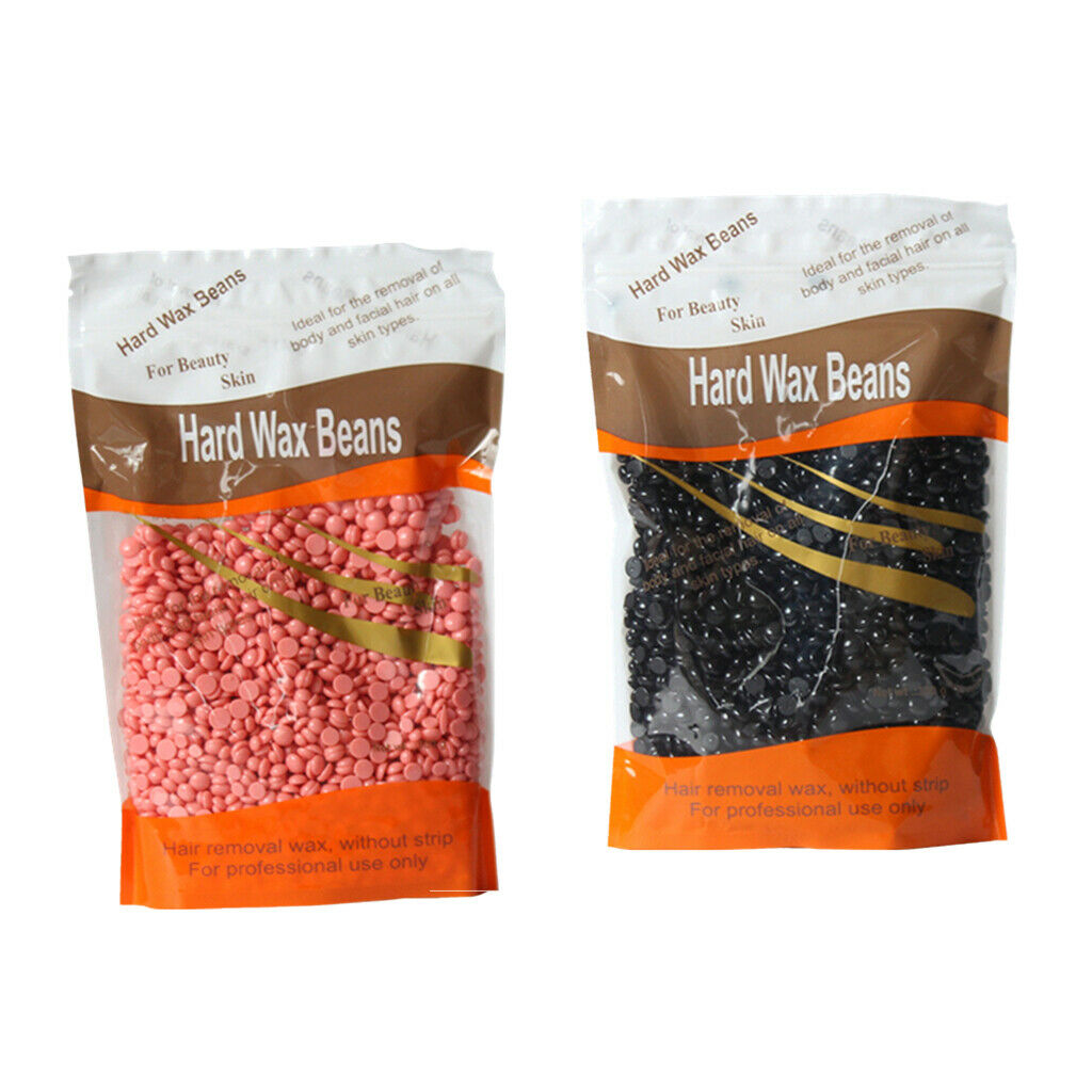2 Bags Hard Wax Bean Legs Full-Body Bikini Painless Hair Removal Men/Women