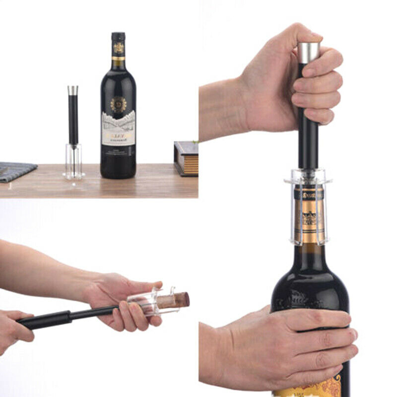 Red Wine Openers Air Pressure Cork Popper Bottle Pumps Corks Screw Open W.l8