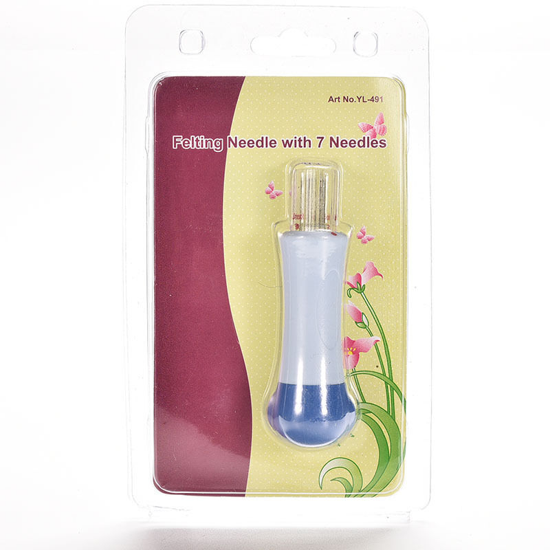 1 Pcs Felting Needle With 7 Needles Diy Patchwork Tools Wool Felt Needl.l8