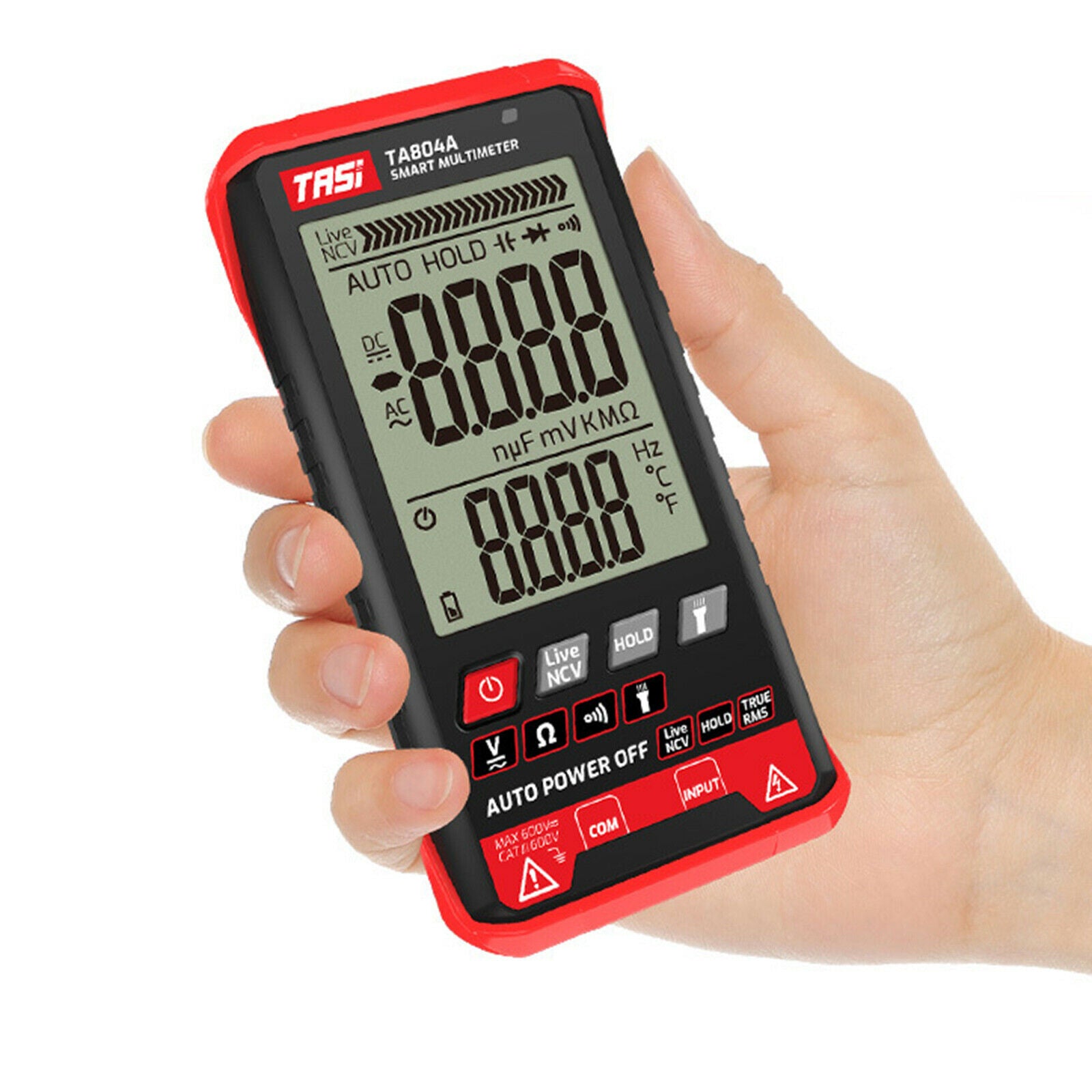 Ultra-thin Digital Multimeter Tester Ohm Test Meter Voltmeter Household