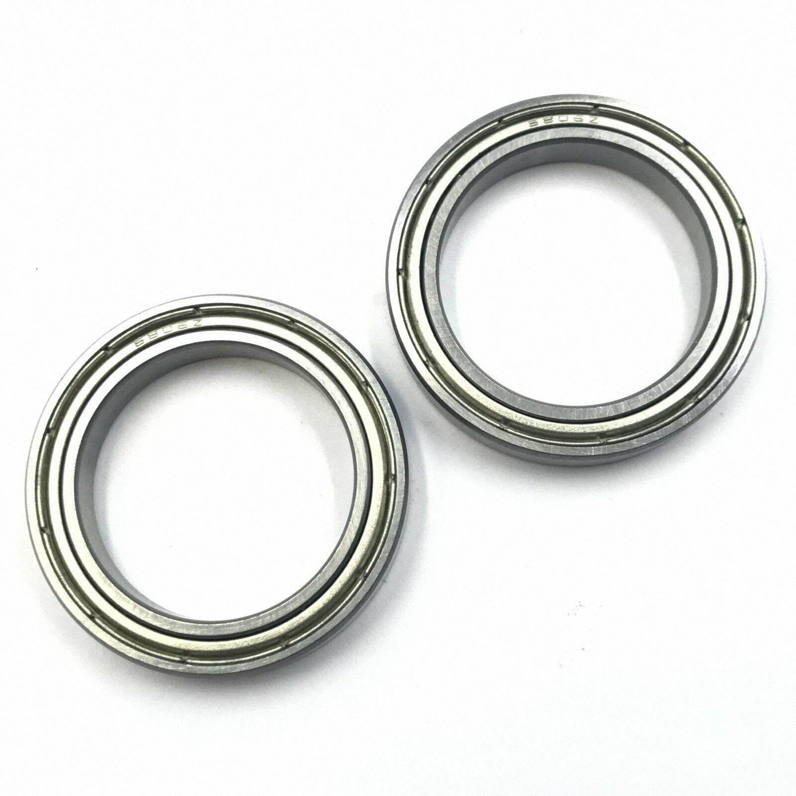 2Pcs 6911ZZ Shielded Thin Section Deep Groove Ball Bearing 55x80x13mm