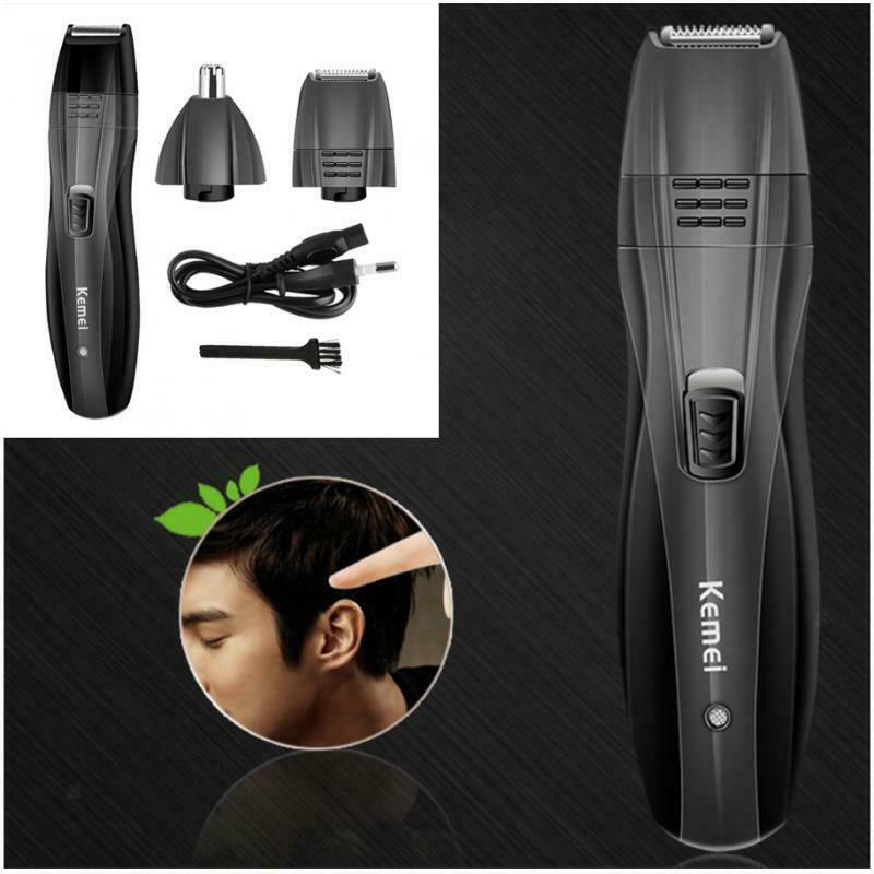3-in-1 Hair Clippers Set Beard Shaving Nose Hair Trimmer Razor Engraving Set