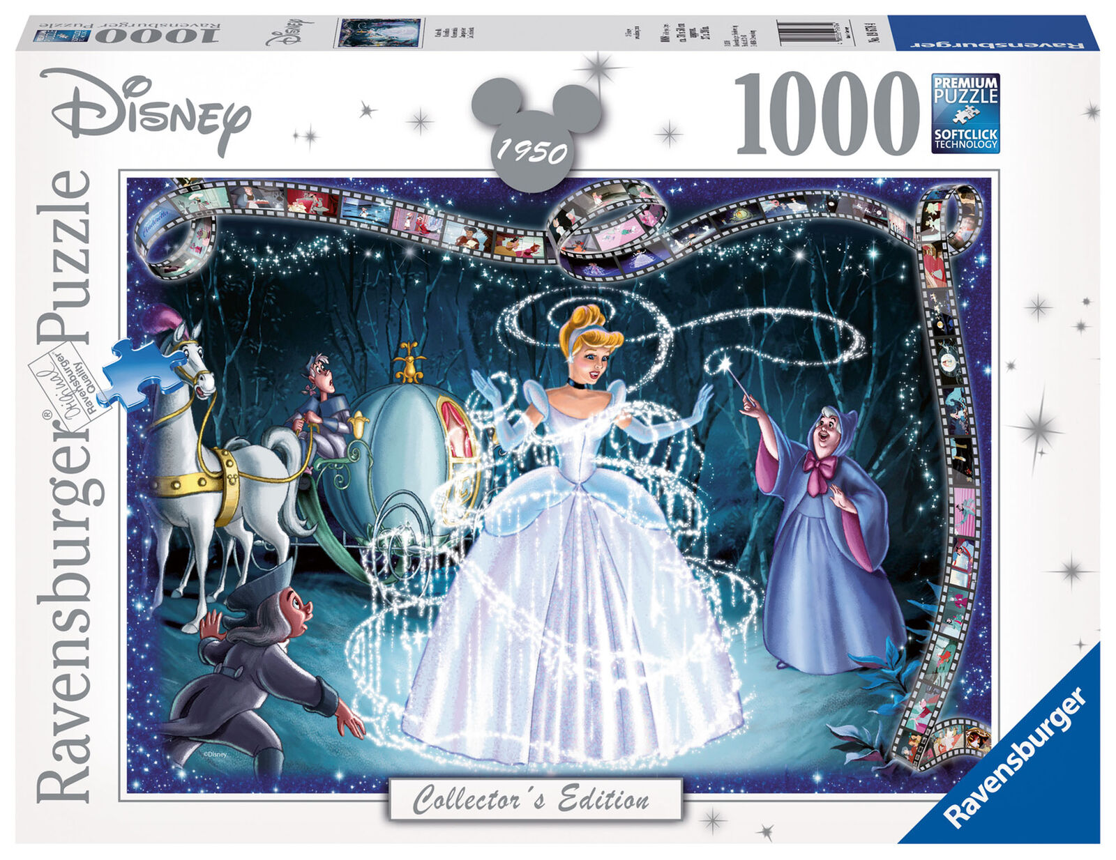 19678 Ravensburger Cinderella Disney Collector's Edition Jigsaw Puzzle 1000pc