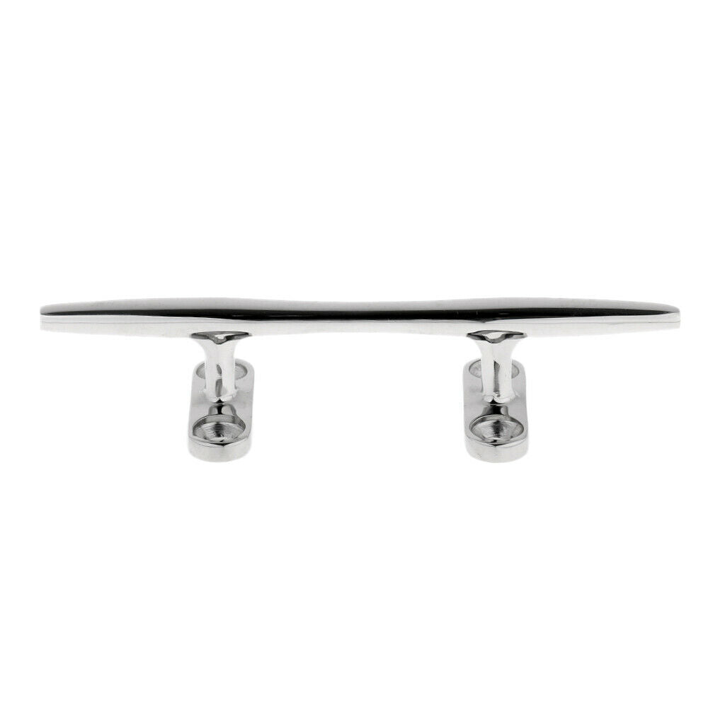 316 Stainless Steel Marine Boat Yacht Deck Dock Sleek Line Rope Cleat 6"+ 8