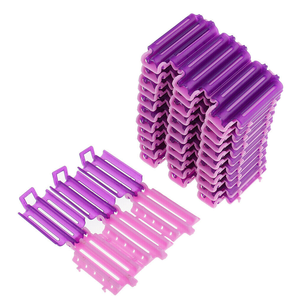 72 Pieces Hairdressing Styling Wave Perm Rod Corn Hair Clip Curler DIY Tools
