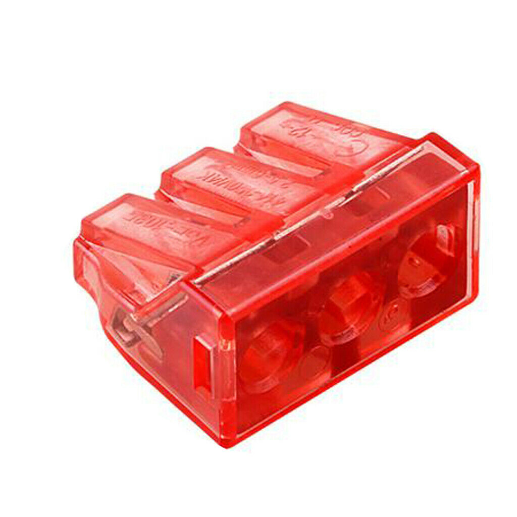 VSE-103DCH 3 Pole Electrical Clamp Wire Cable Lead Connector Terminal Block