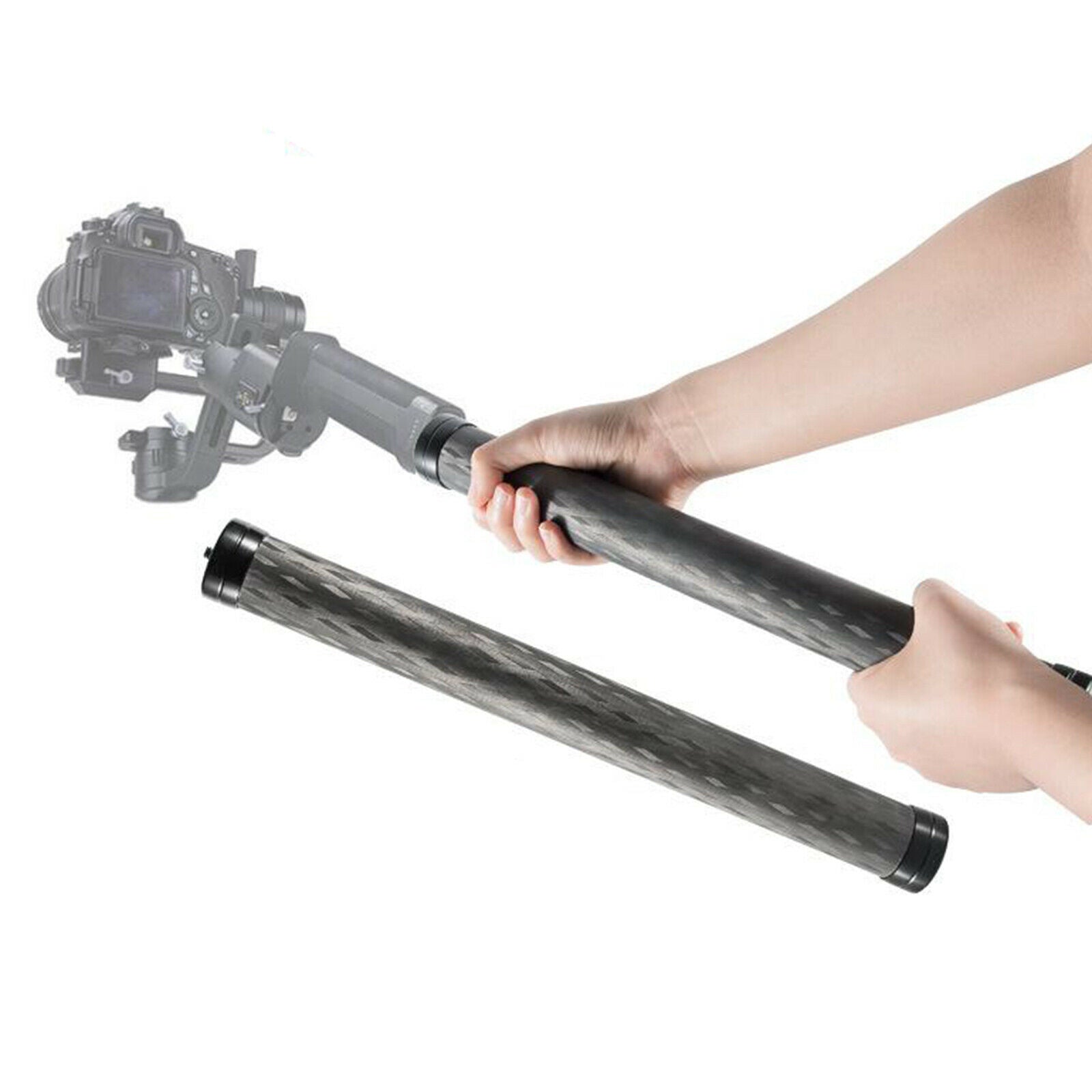 Lightweight Handheld Carbon Fiber Extension Monopod Pole Extendable Stick