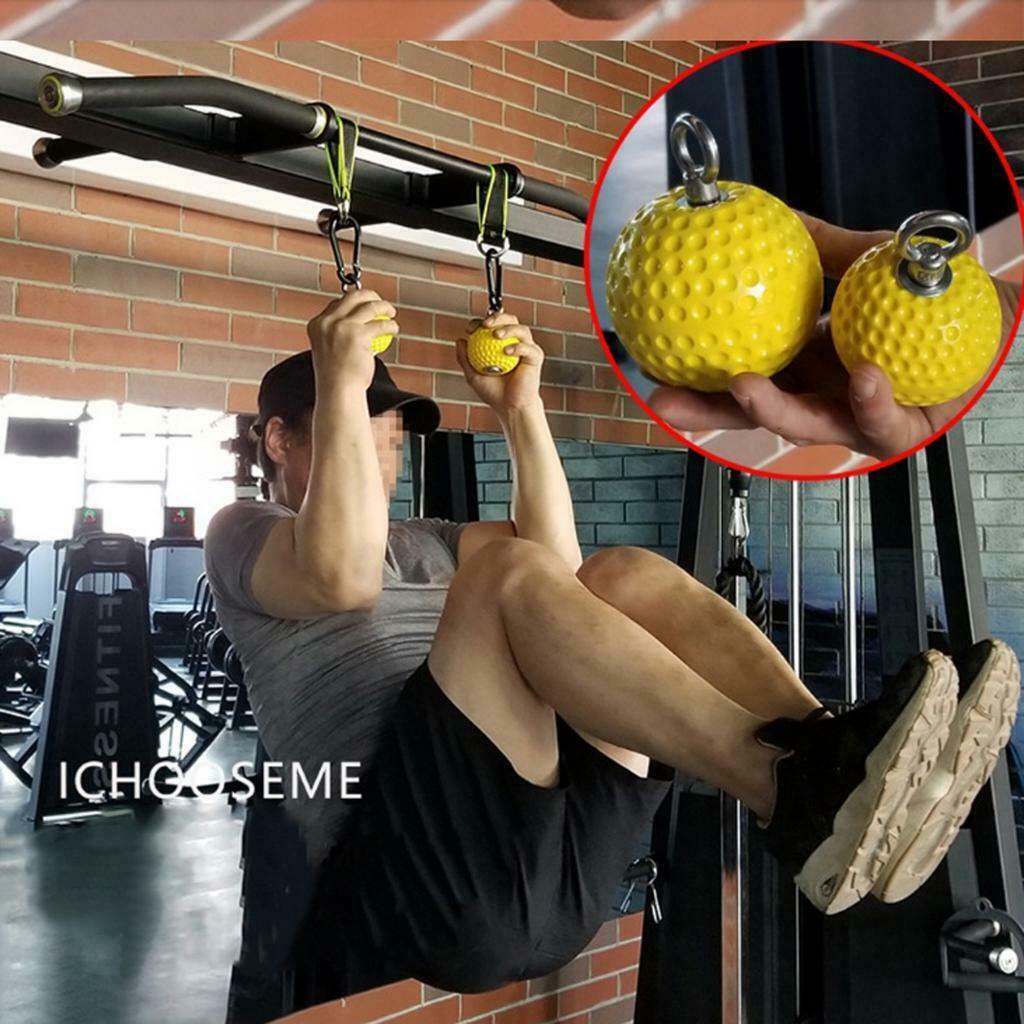 Solid Pull Up Balls 73mm Climbing Grips Arm Trainer Fingers Exercise Bomb