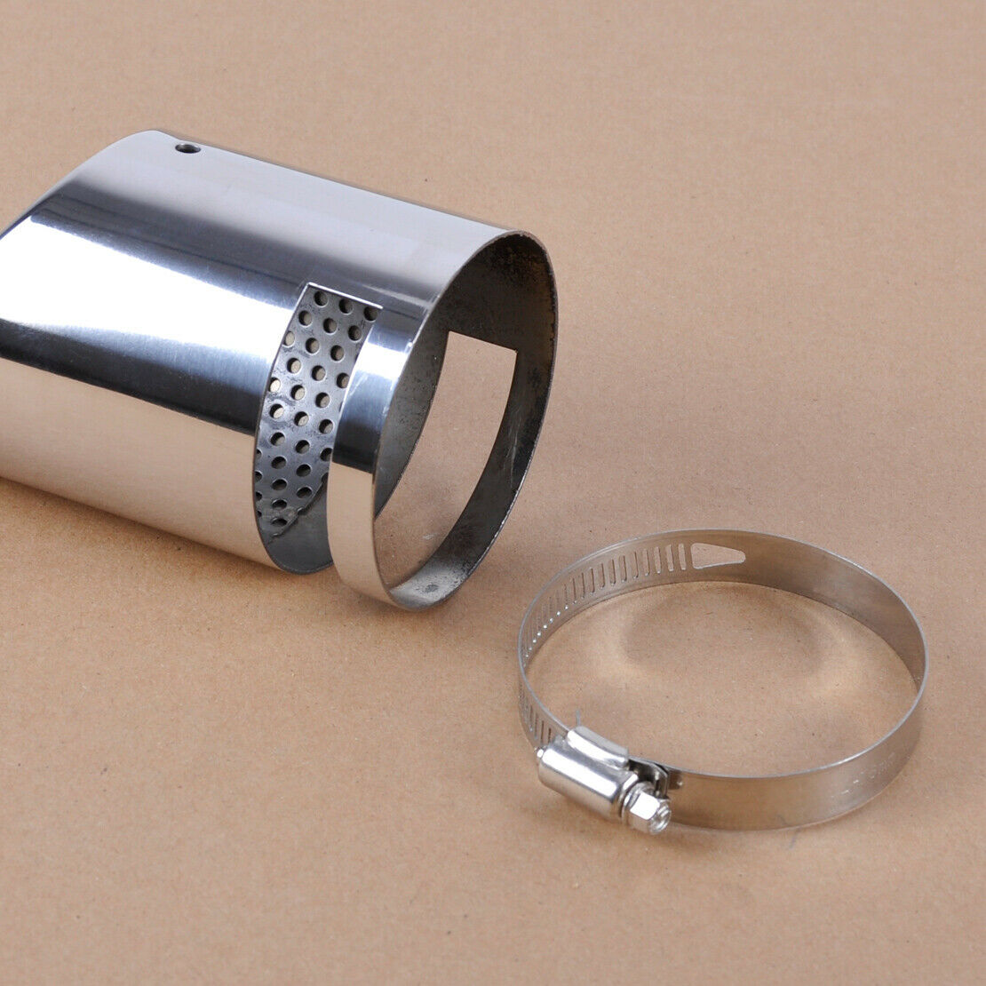 2x TAIL REAR EXHAUST MUFFLER TIP PIPE Fit for Audi Q5 A4 B8 08+ VW Tiguan 09+ An