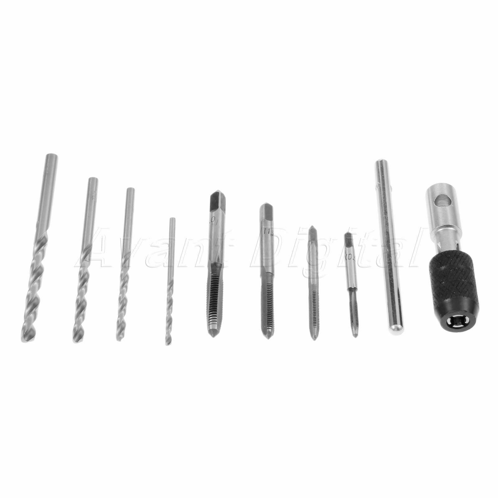 New Metric M3-M12 Threading Screw Tap & Wrench & Drill Bits Metalworking Tool