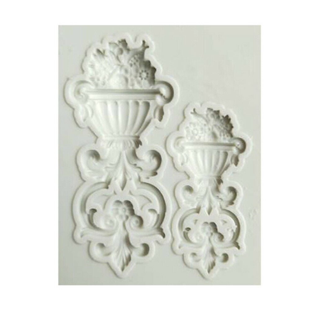 Retro Border Silicone mold fondant mold cake decorating tools chocolate m.l8