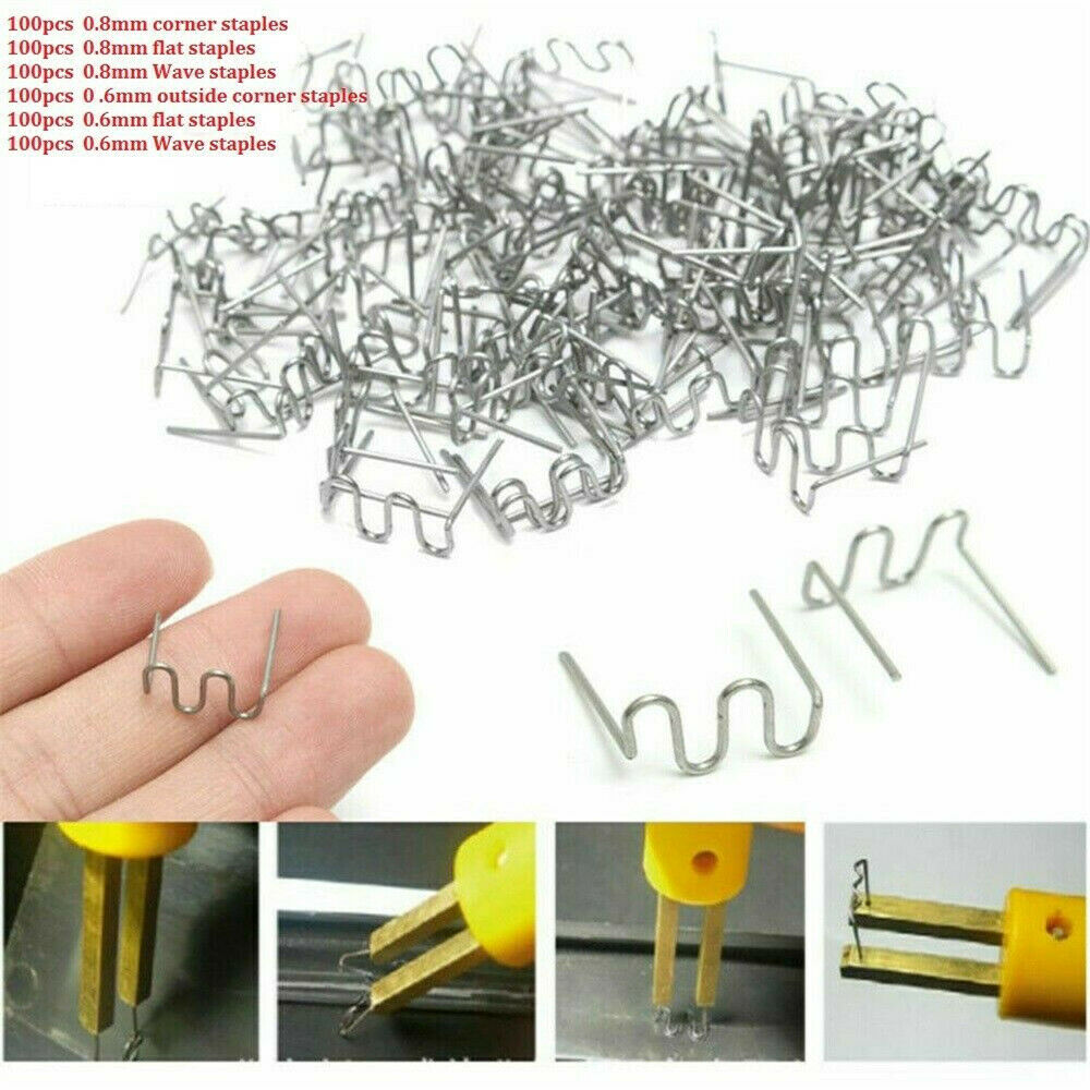 US Staples For Car Bumper Fender Welder Stapler Plastic Repair Set Welding Use