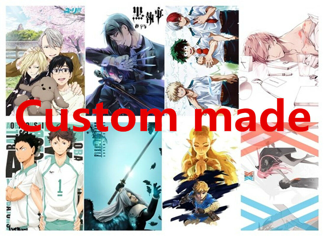 personalized Custom made Anime Polypropylene A3 8 pieces Posters
