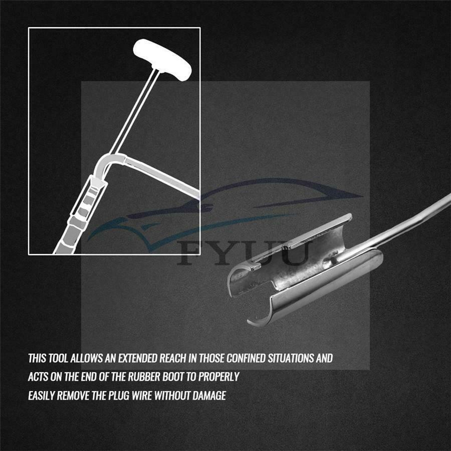 264mm T Type Handle Spark Plug Cable Puller Wrench Car Repair Tools