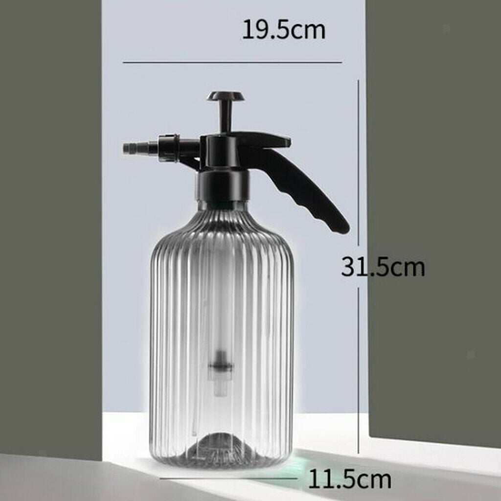2Piece 2 in 1 68oz Plastic Pressure Watering Can Water Spray Bottle for home