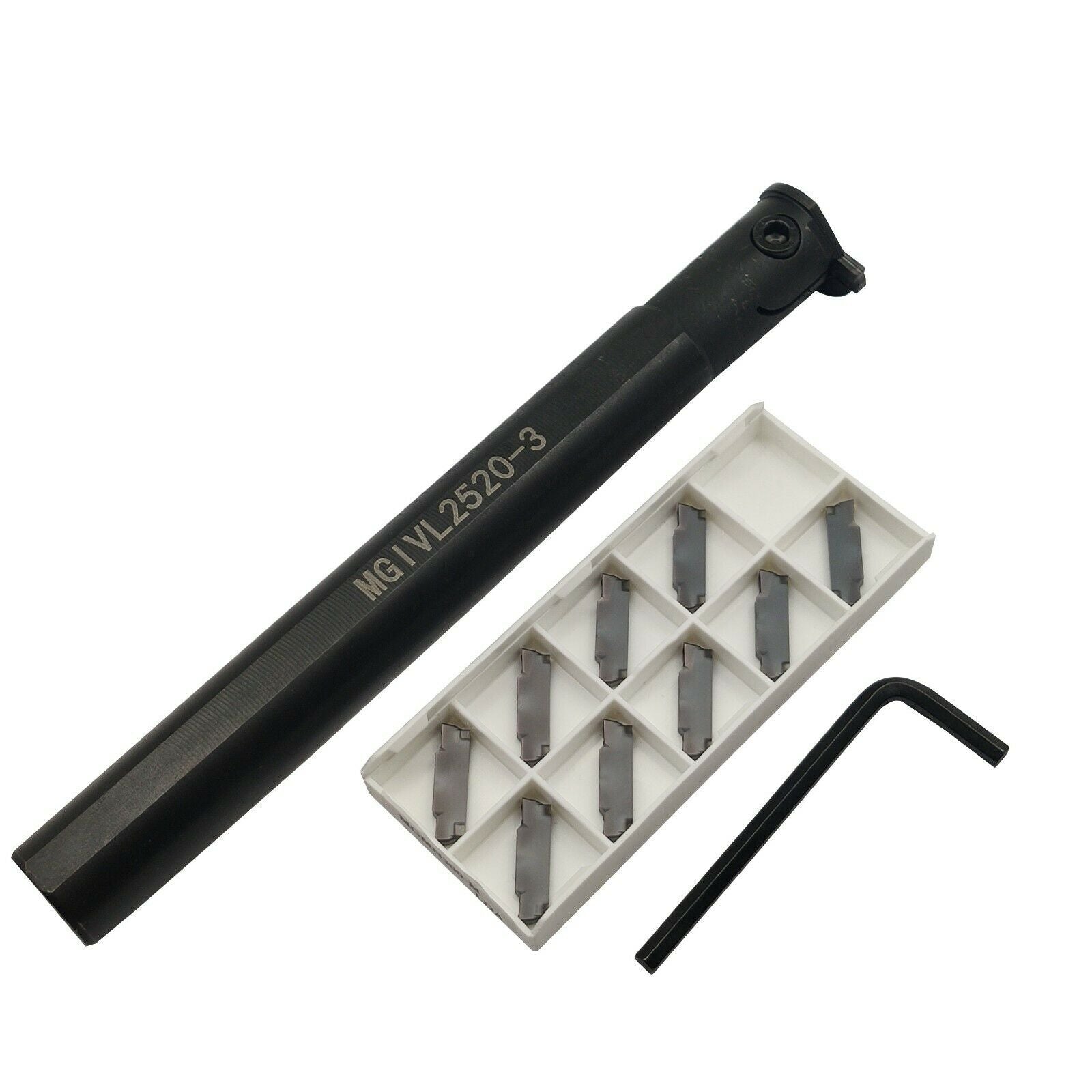 MGIVL2520-3 Lathe Grooving Cut-Off Tool Holder Boring Bar+MGMN300-M LDA  Insert