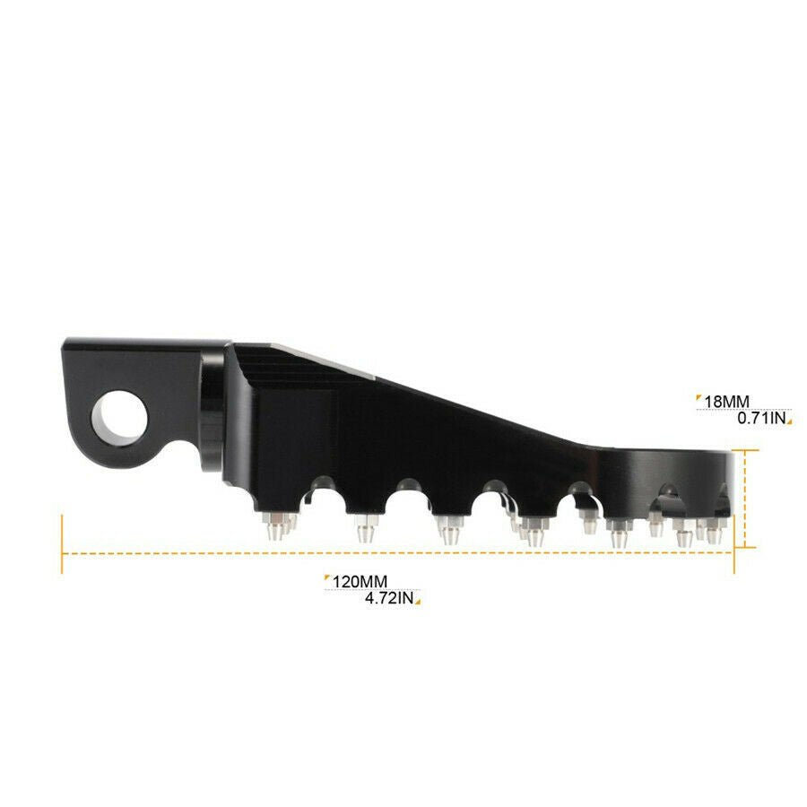 Rotating Black Rest Footpegs Foot Pegs For Dyna Sportster Iron 883 Fatboy Bobber