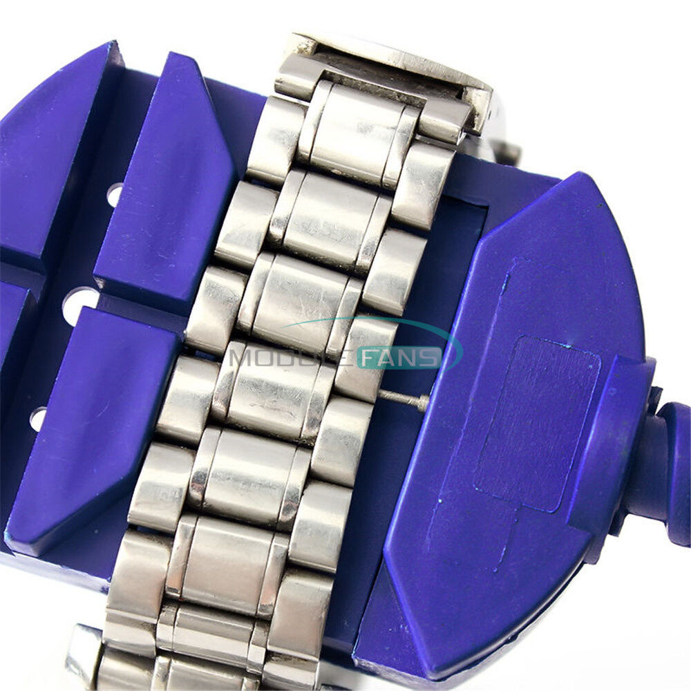 Bracelet Wrist Watch Band Repair Tool Adjuster Set Link Strap Remover + 5 Pins