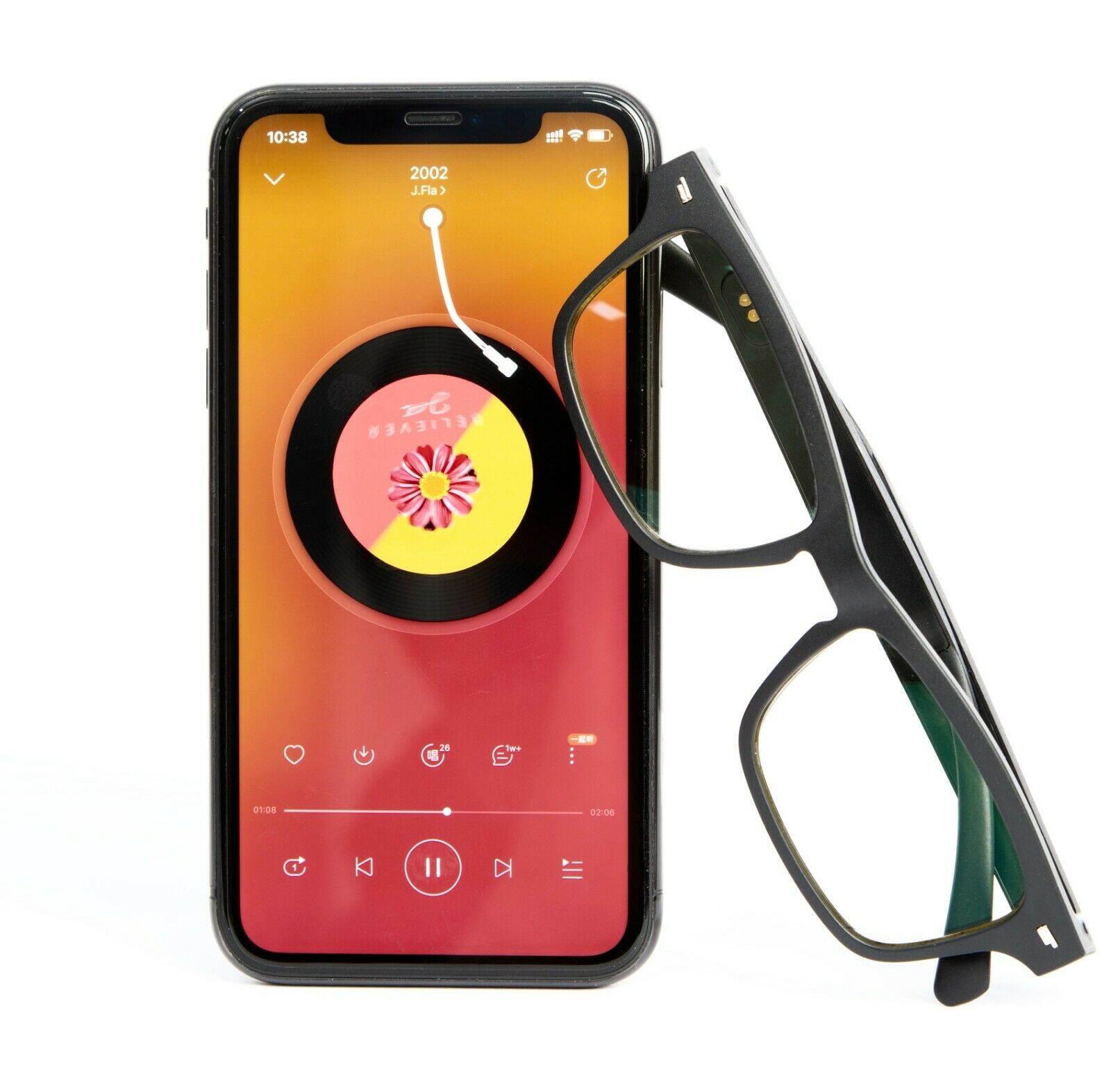 New Bluetooth 5.0 Smart KY Glasses Music Voice Call Sunglasses Compatible IOS