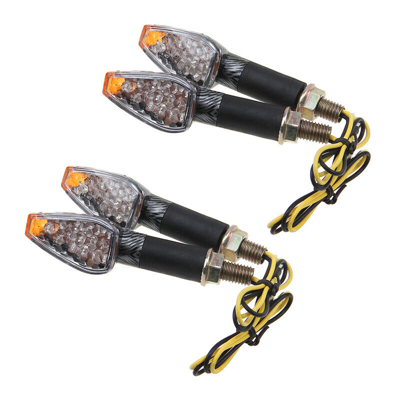 Motorcycle LED ABS Turn Signal Lights Indicators Blinker Universal For Kawasaki