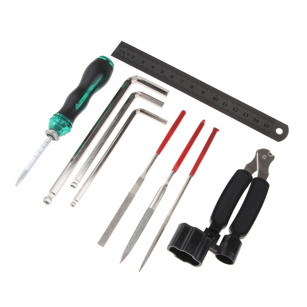 Full Set Guitar Care Tool Cleaning Maintenance Measure Kit