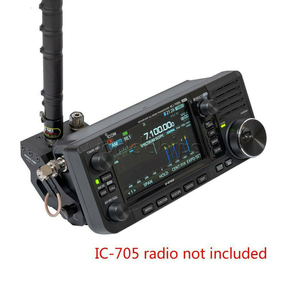 Portable Quick Release Antenna Bracket For ICOM IC-705 Portable Shortwave Radio