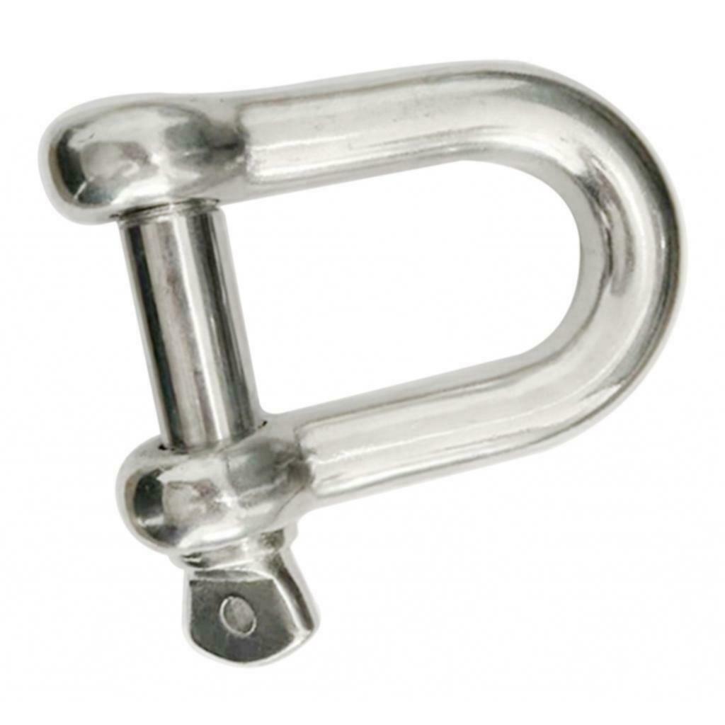 Lifting Towing Bow D Shackle D-Ring Rustproof For Mairne RV Heavy Duty 16MM