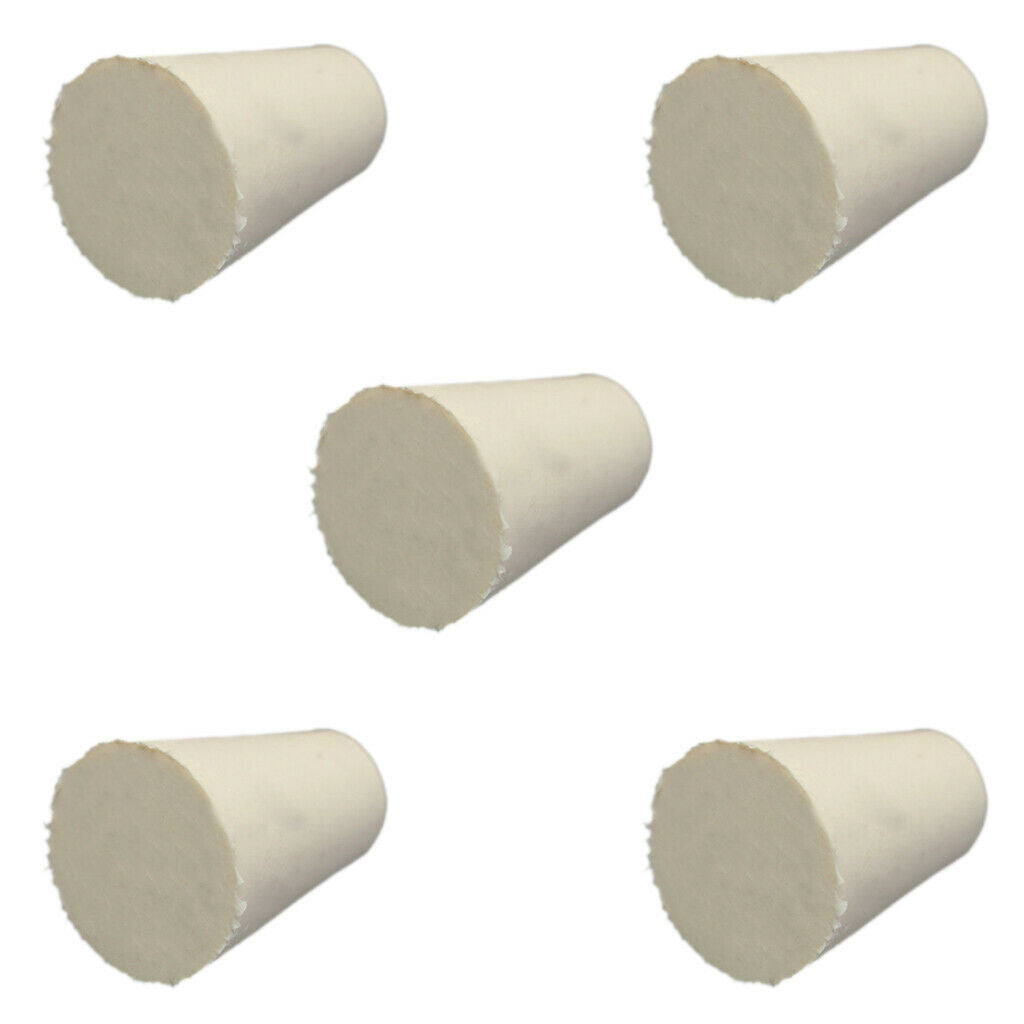 10pcs Lab Spare Parts Flask Test Tube Spigot Container Bottle Rubber Plug