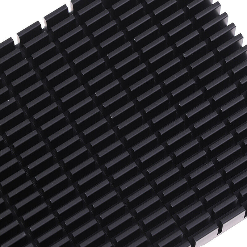 150*93*15MM Heating Panel Heat sink Aluminum Heatsink Plate Black RadiatorJ&DD