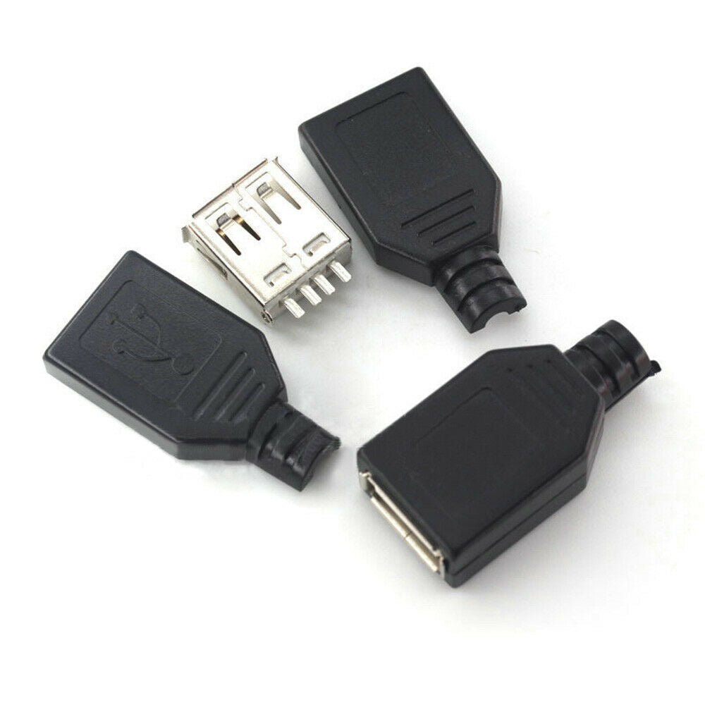Micro USB 5-Pin Plastic Shell Male Female Connector Port Adapter Solder AC/DC