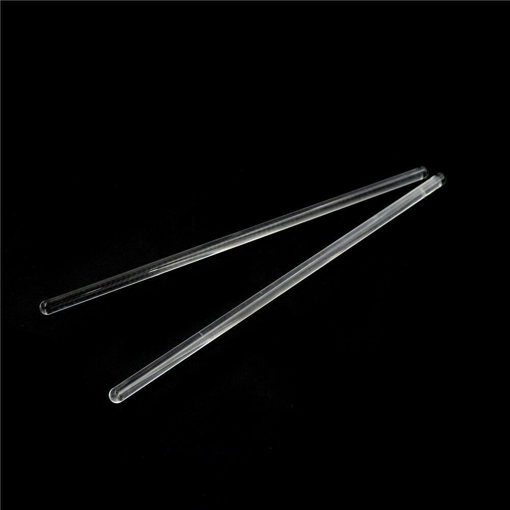 2pcs Lab Use Stir Glass Stirring Rod Laboratory Tool 6*200mm HbRMAU