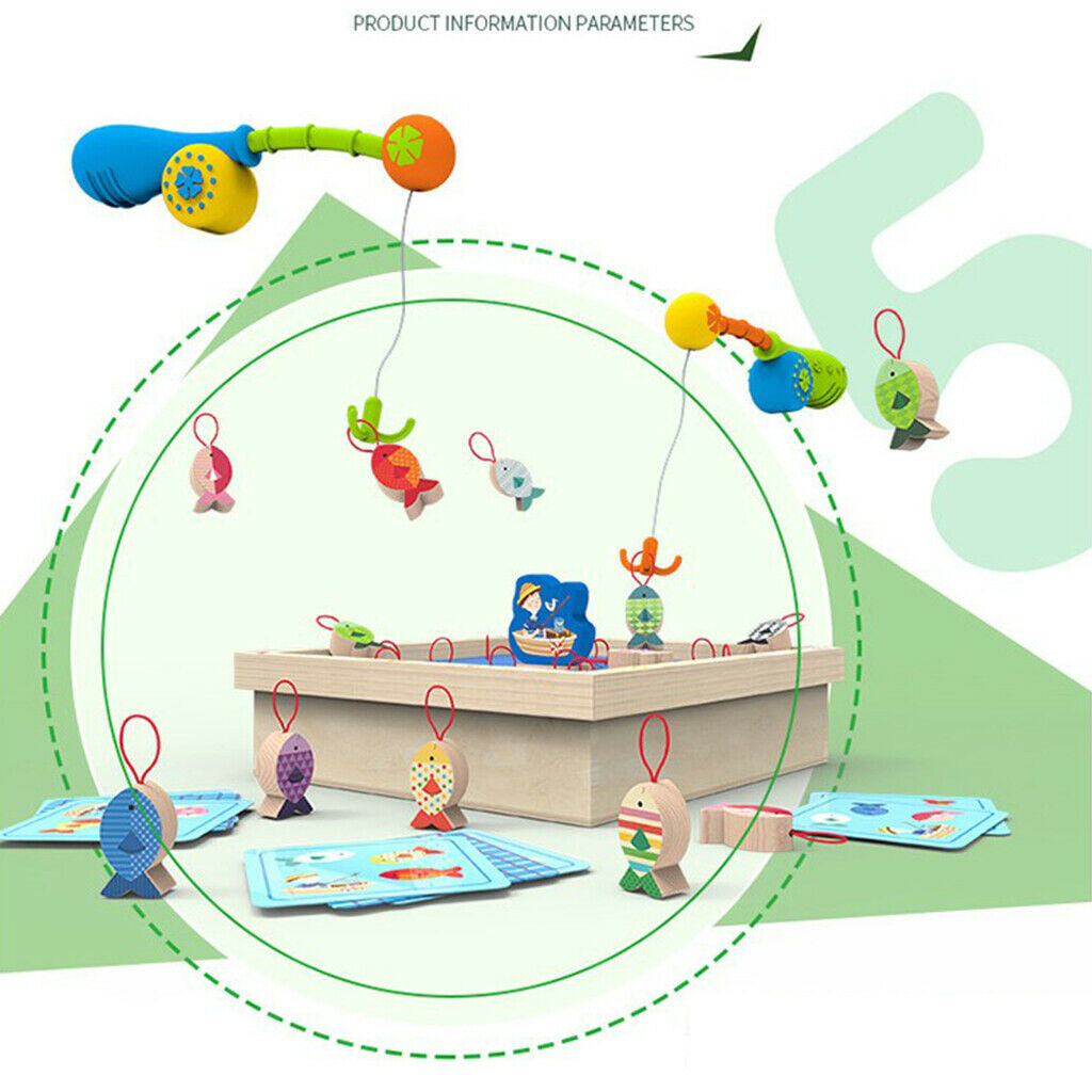 Board Fishing Game Set Educational Kid Math Toys for Kids Toddlers Gifts