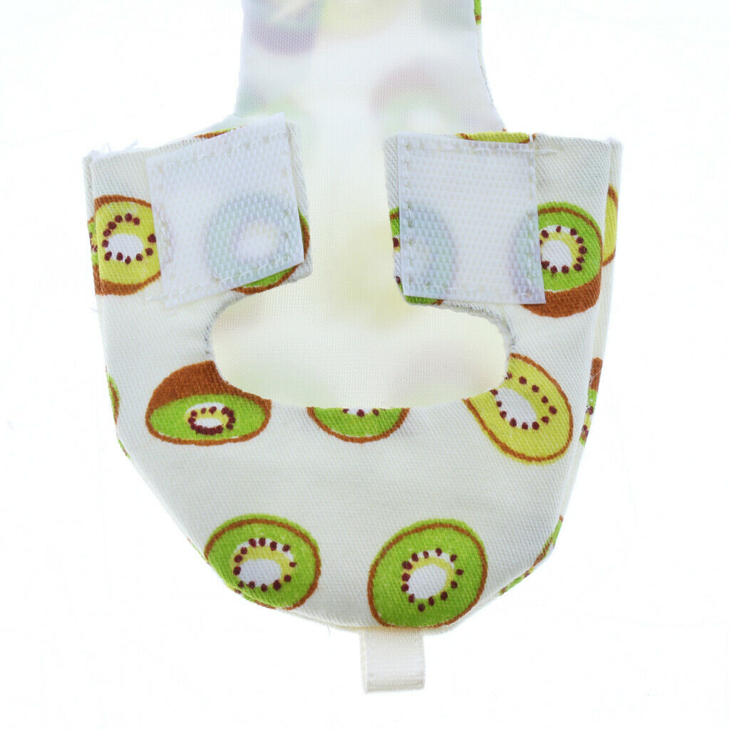 Fruit Pattern Parrot Diaper Washable Nappy for Small to Large Birds M