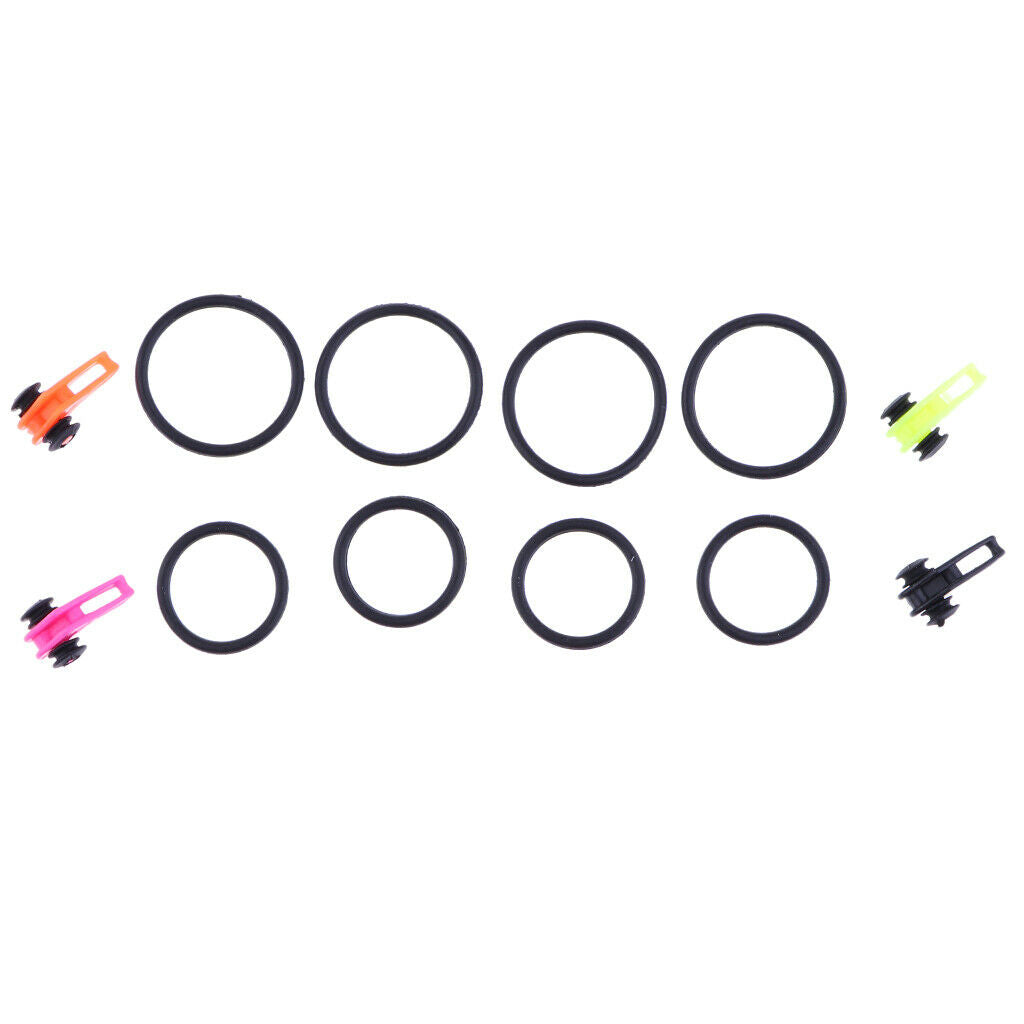 4pcs Multiple Color Fishing Pole Hook Keepers Bait Holders Safety Lures Jig