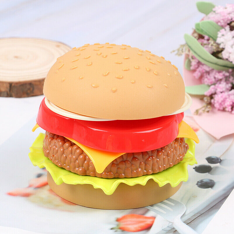 1Pc Simulation Hamburger Pretend Play Display Mold Assembled Food Educati.l8