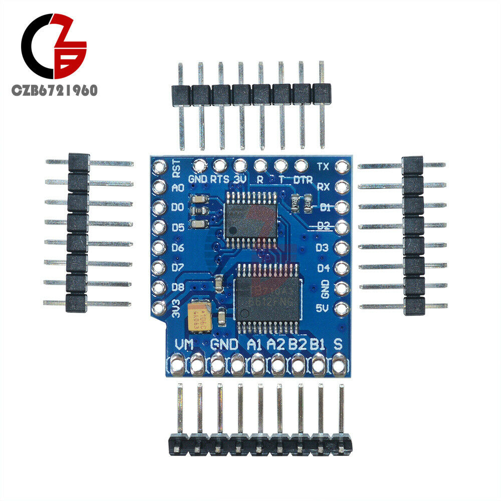 WeMos D1 Mini I2C Dual Motor Driver Shield Driver Module TB6612FNG 15V 1.2A