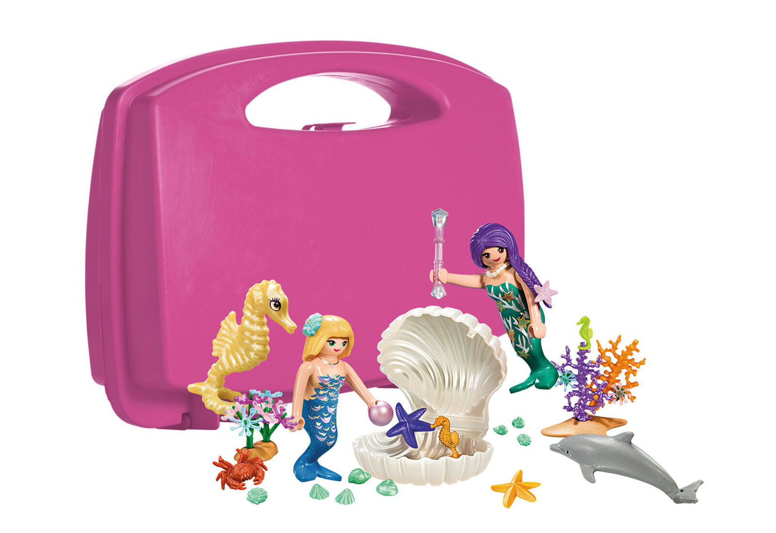 9324 Playmobil Large Mermaid Carry Case Suitable for ages 5 years and up.