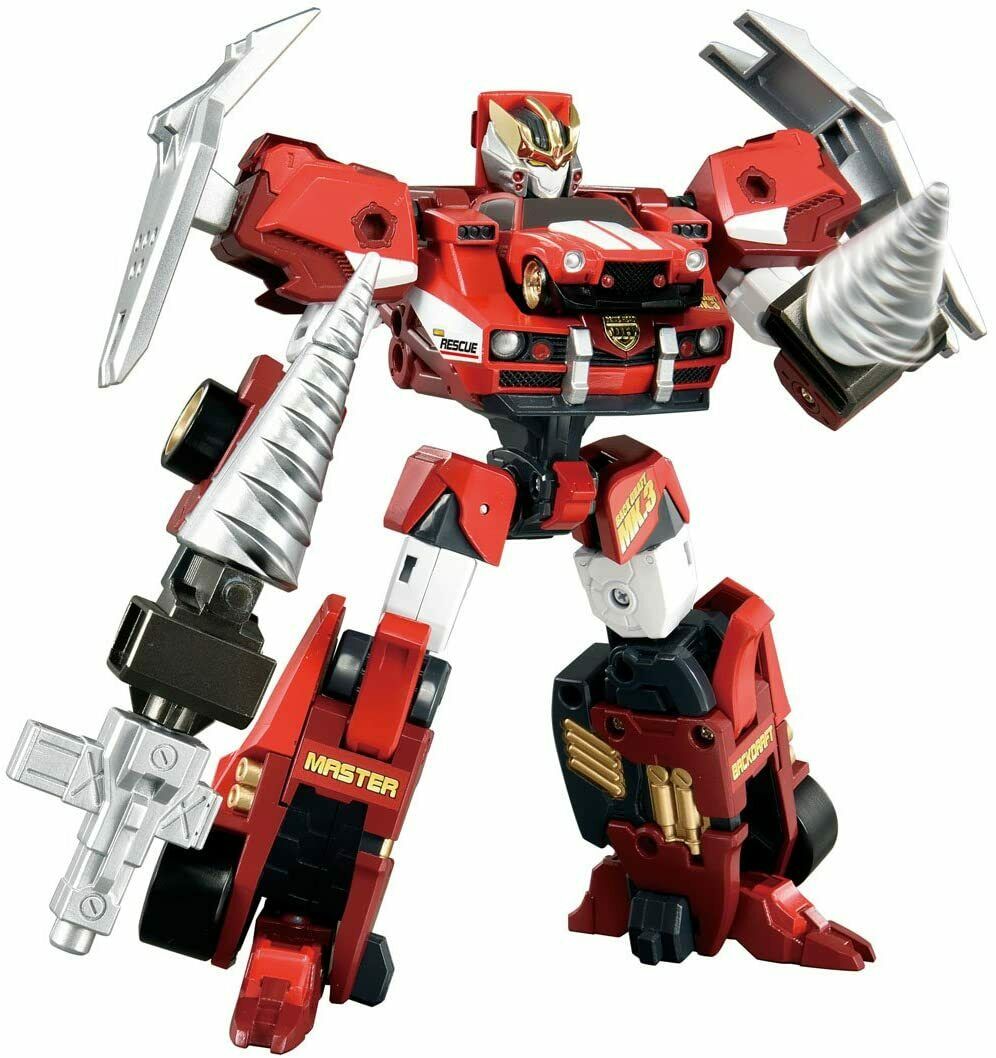 Takara Tomy Hyper Rescue Drive Head 02 MKIII Master Backdraft Deformation Robot