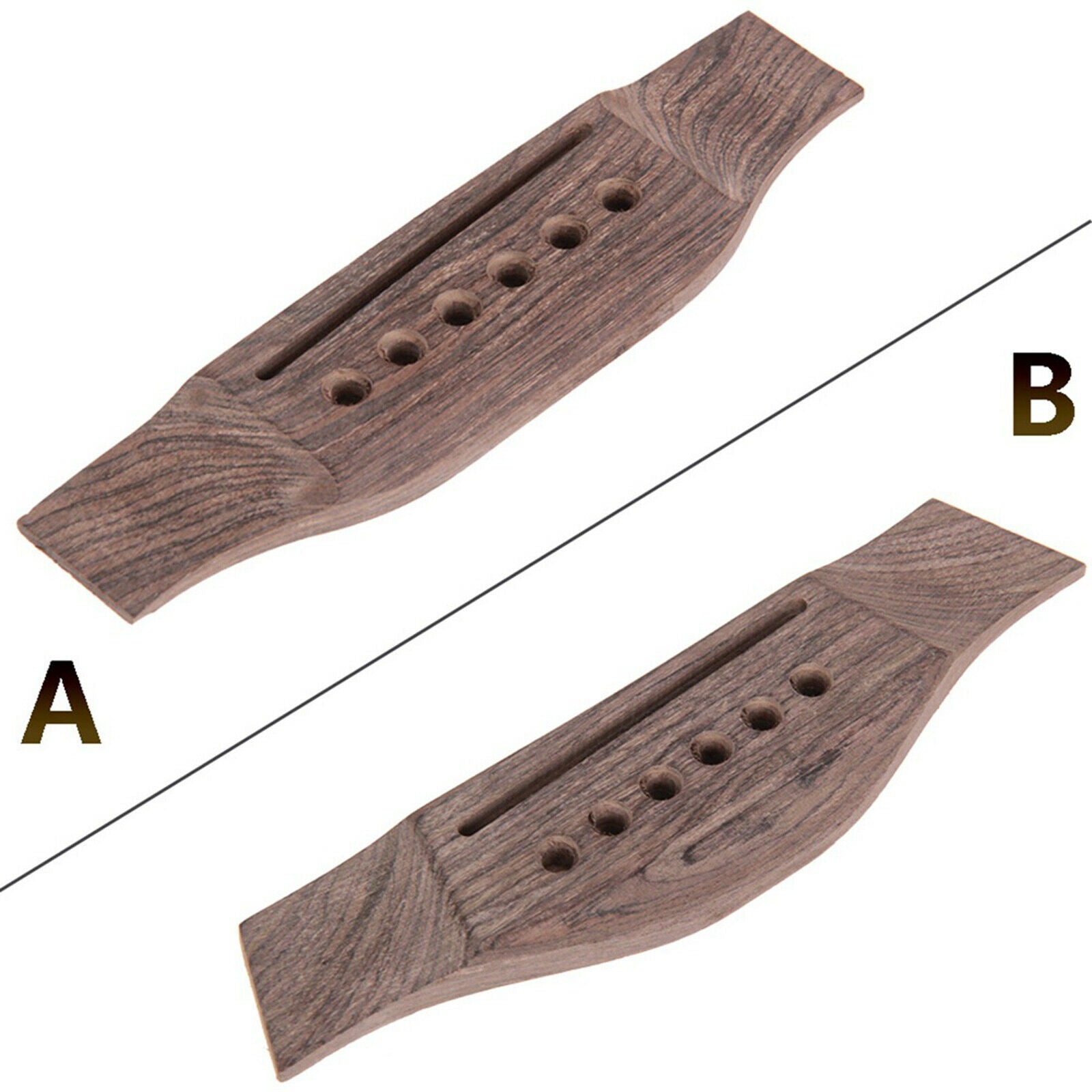 Rosewood Classical Guitar Bridge with Pins Nut Saddle Replacement Parts