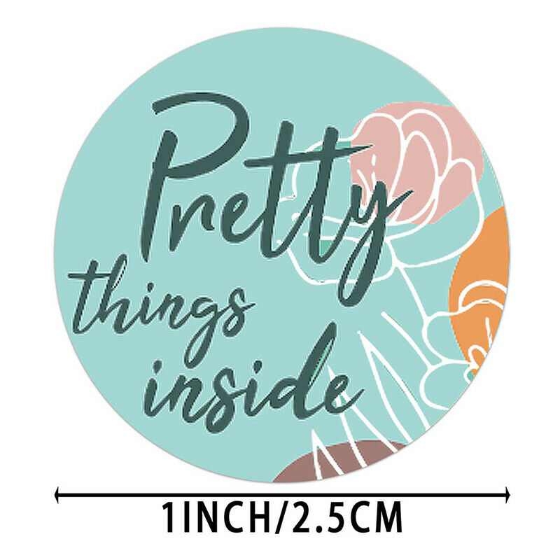 500pcs/roll Pretty Things Inside Stickers Business Packaging Seal Labe.l8