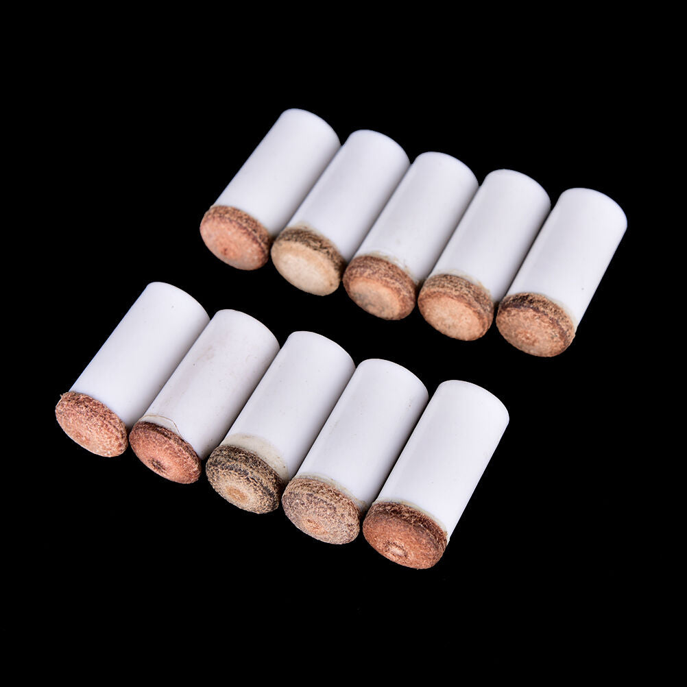 10Pcs/lot durable snooker supplies billiard replacement tips bar pool cue 13mmDD