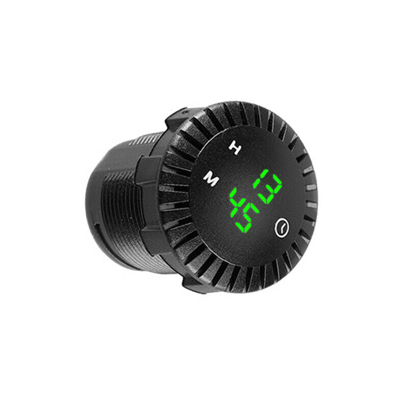 12V-24V Marine Car RV Clock Refit Interior LED Luminous Circular Time Display