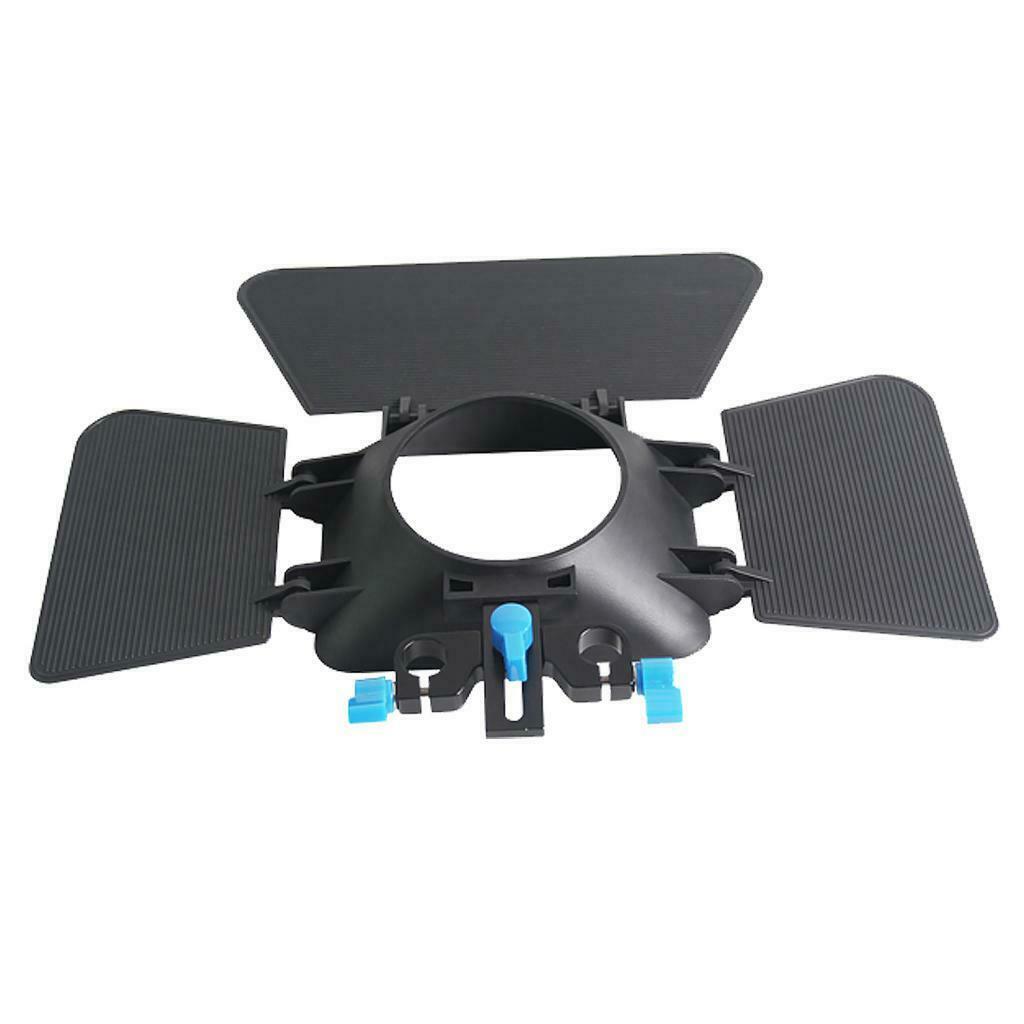 Rotating Matte Box with Universal Set of Rings Digital Camera Holder 15mm Rods