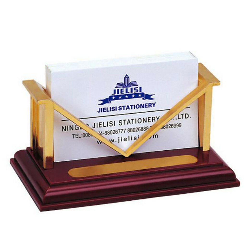 Business Card Holder Desktop Received Name Card Rack Stands For Officer